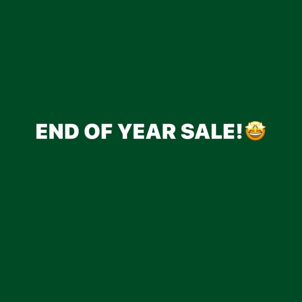 End of year sale